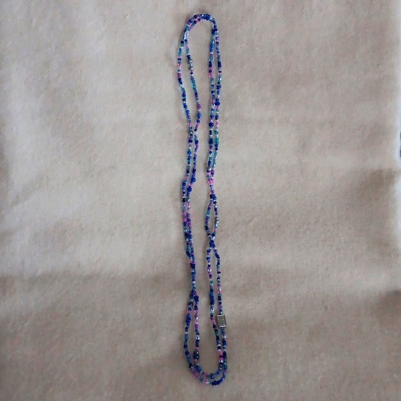 Bohohemian Beaded Summer Necklace - Picture 5 of 5